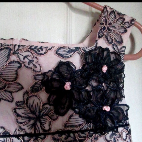 NWOT Belle badgley mischka lace overlay dress - Picture 7 of 7